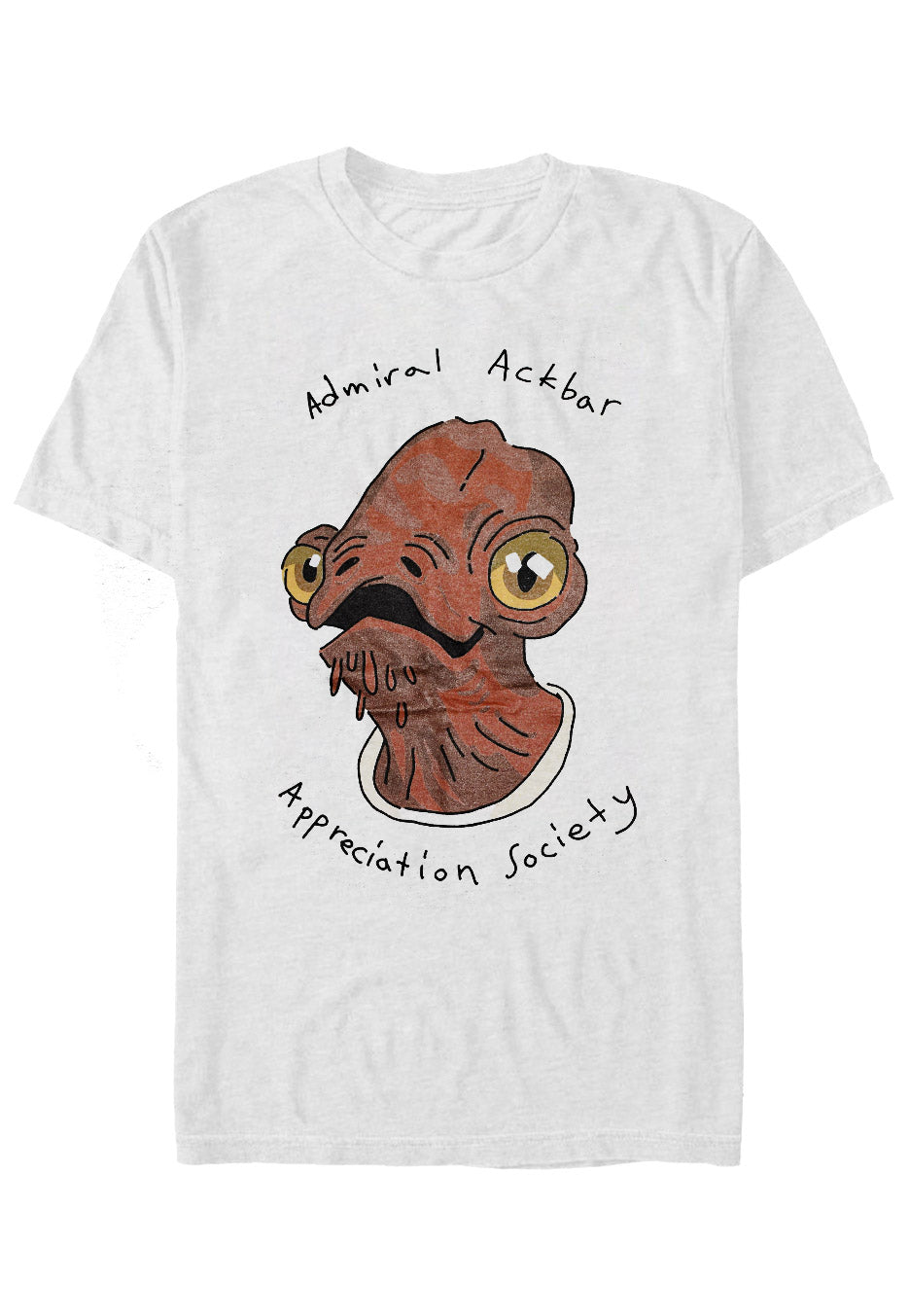 Admiral Ackbar Grey - T-Shirt