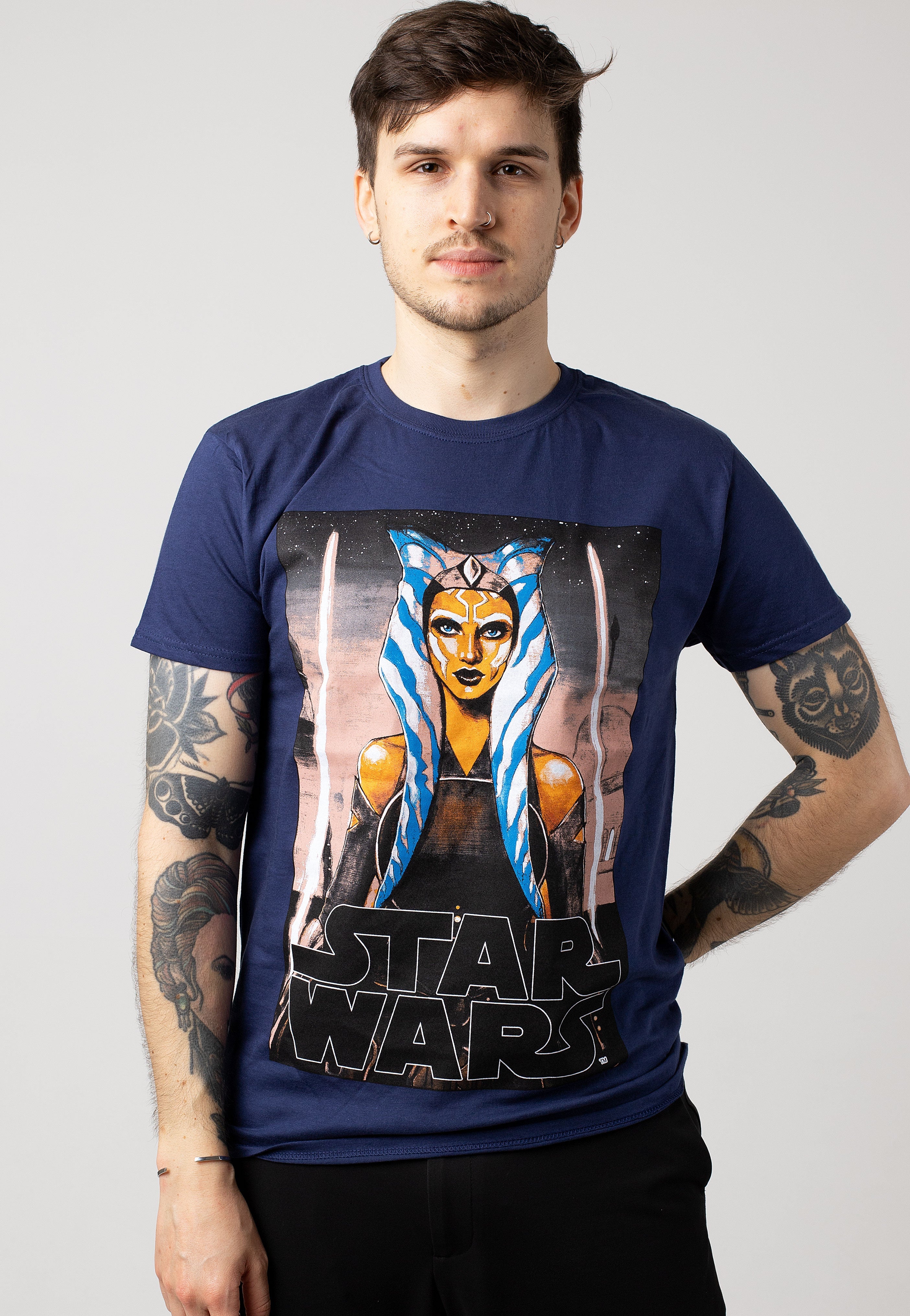 Ahsoka White Blades Navy - T-Shirt