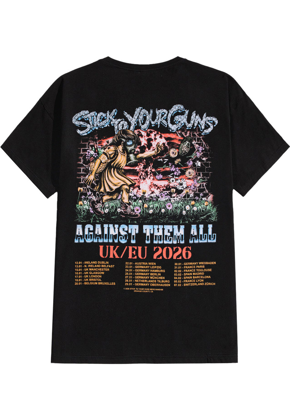 Against Them All Tour 2026 - T-Shirt