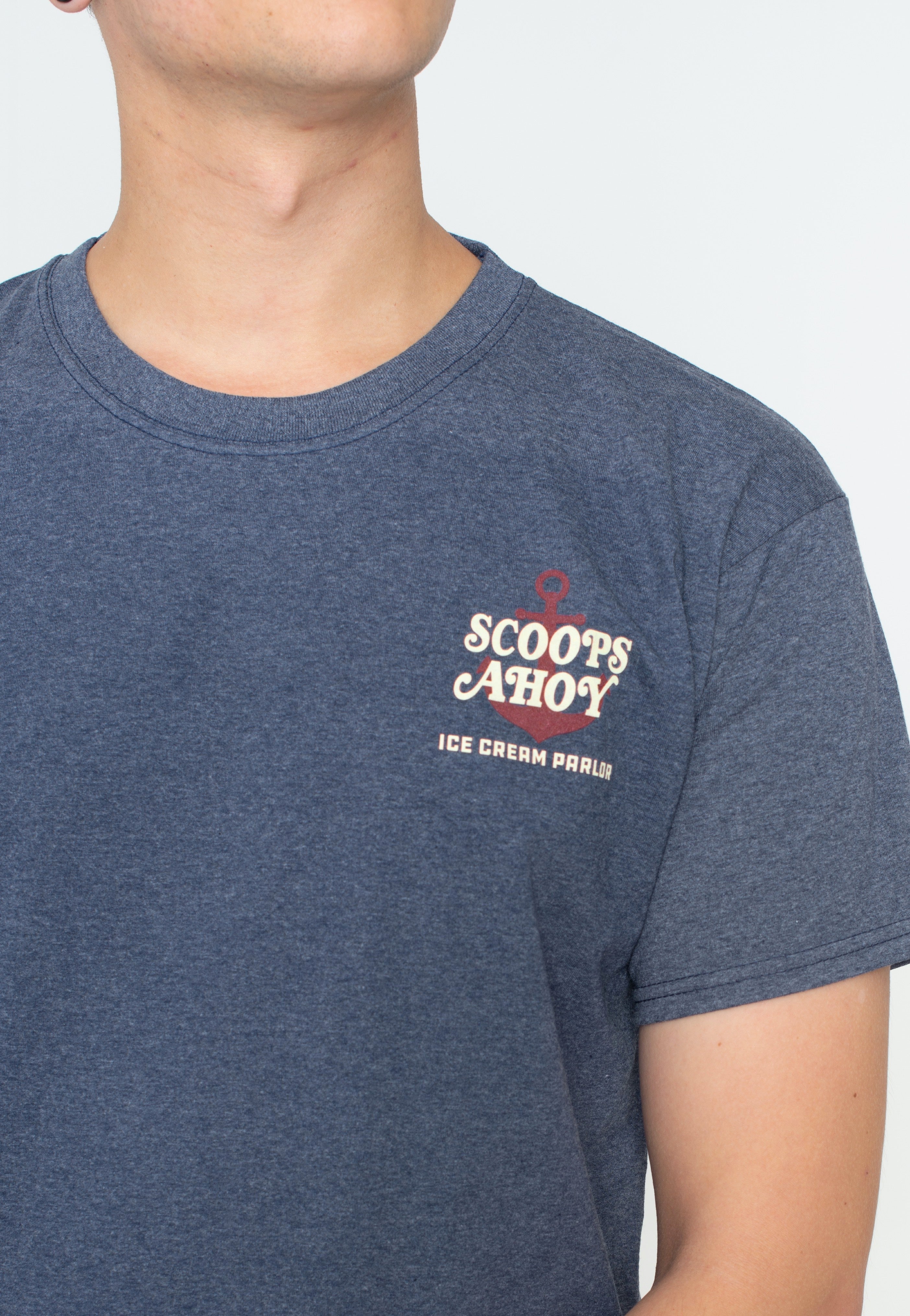Ahoy Hoy Vintage Heather Navy - T-Shirt