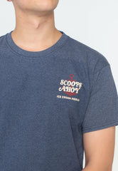 Ahoy Hoy Vintage Heather Navy - T-Shirt