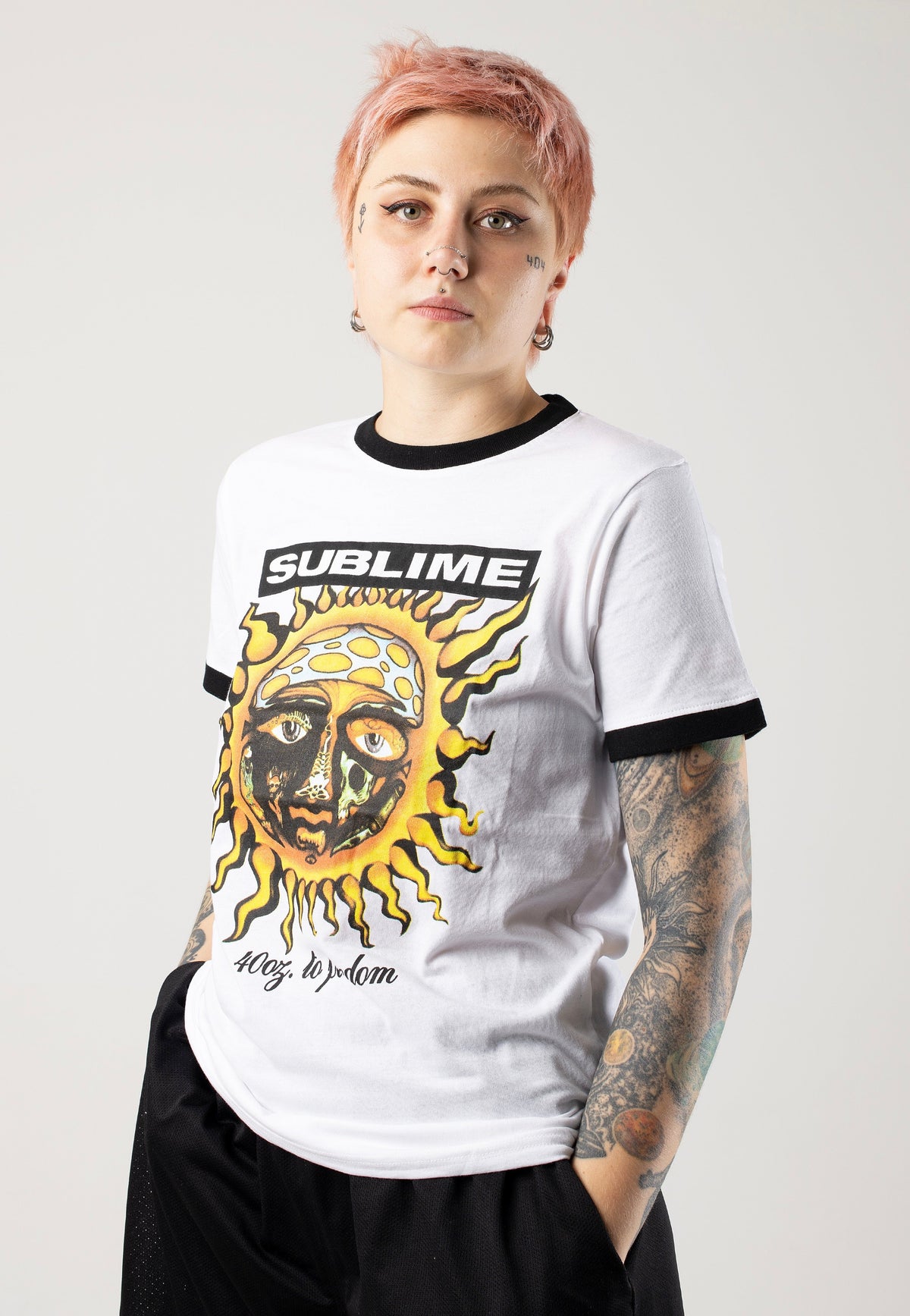 40oz. To Freedom Ringer White - Girly
