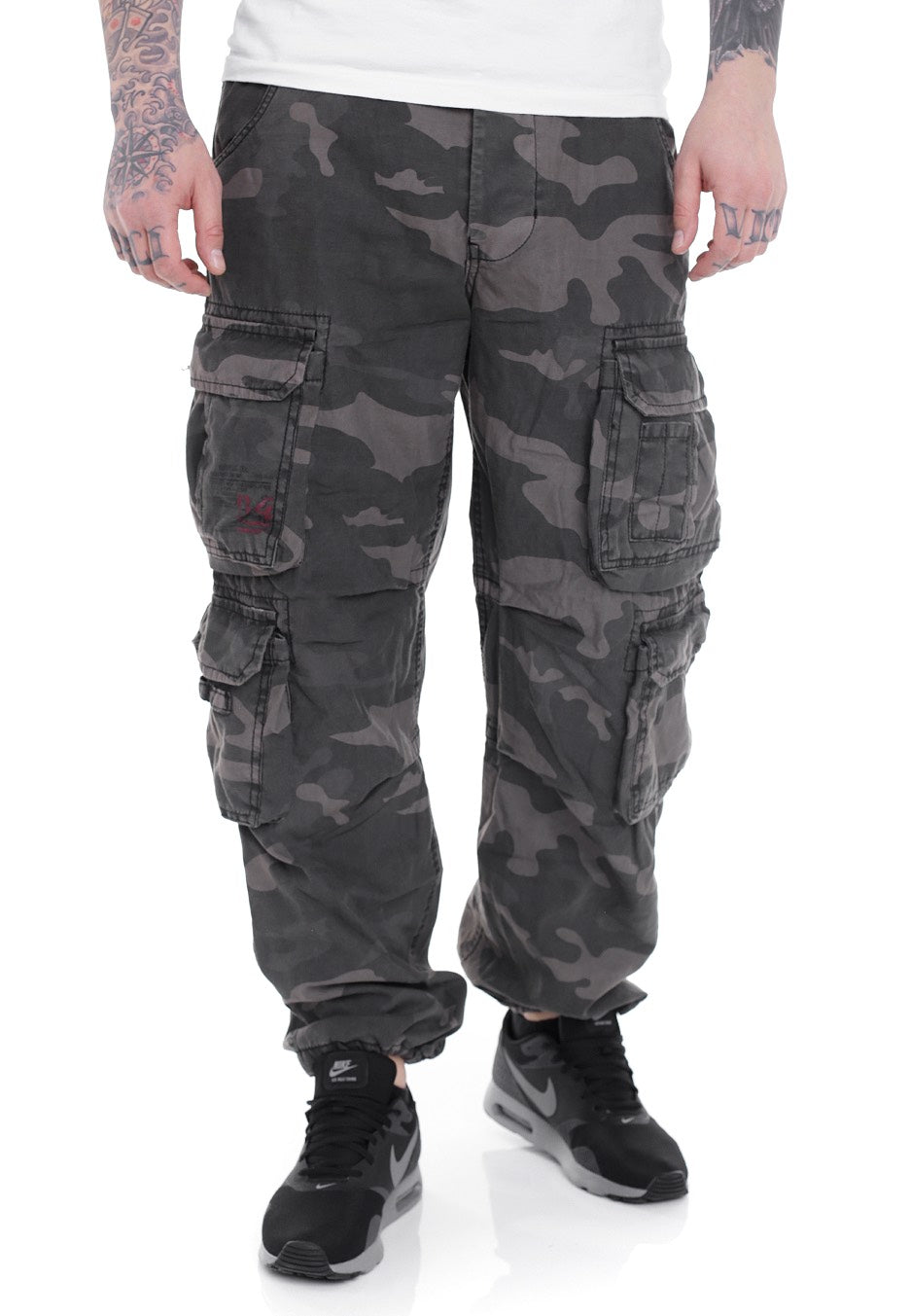 Airborne Vintage Black Camo - Pants