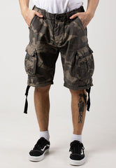 Airborne Vintage Black Camo - Shorts