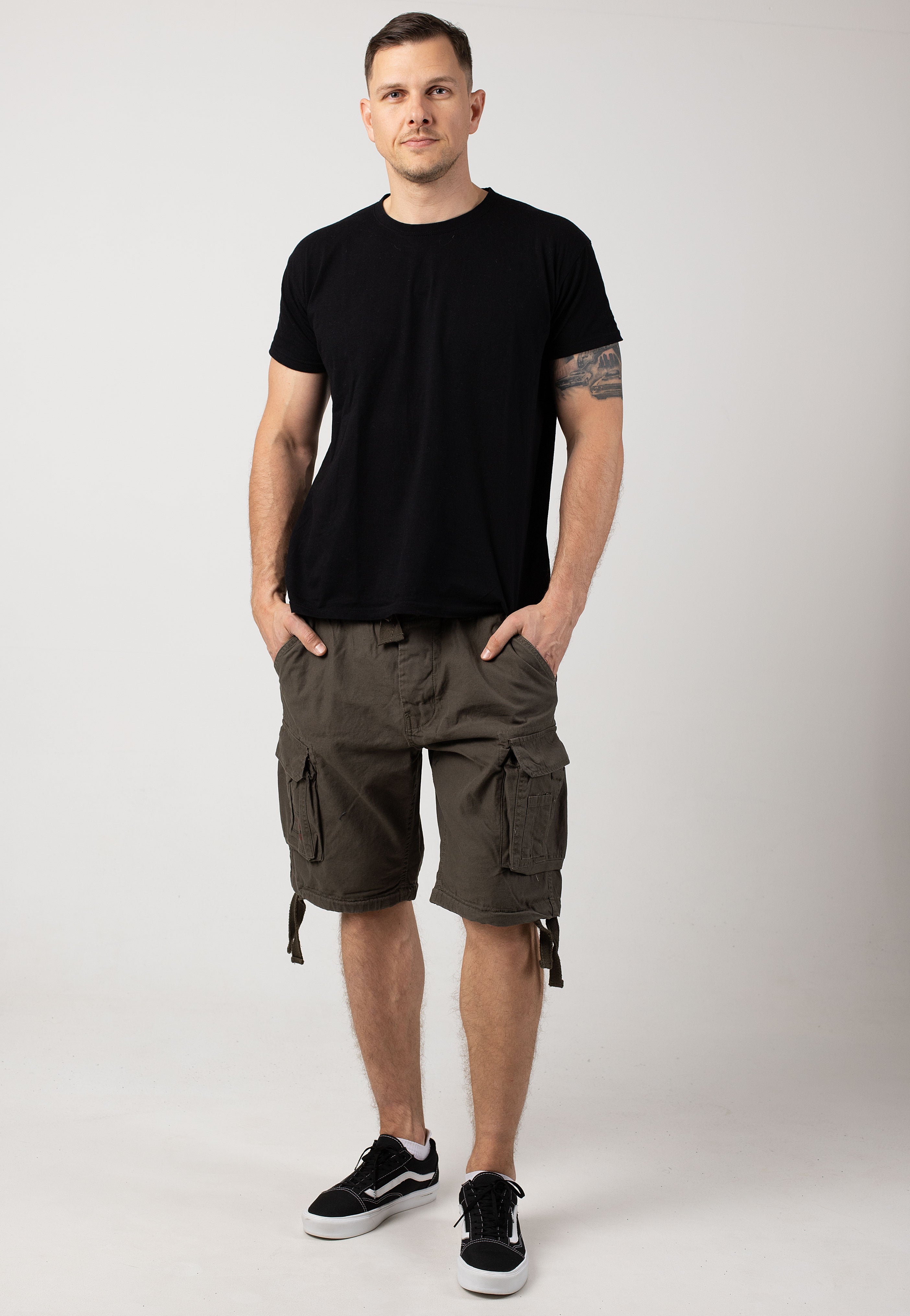Airborne Vintage Olive - Shorts