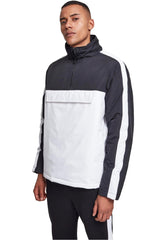 2-Tone Padded Pull Over White/Black - Jacket