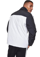 2-Tone Padded Pull Over White/Black - Jacket