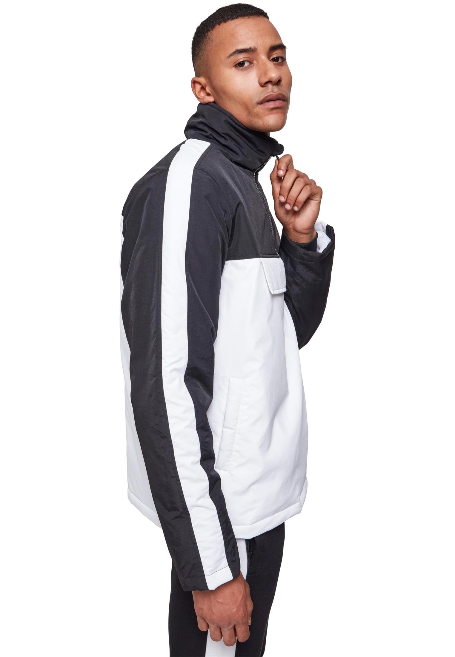 2-Tone Padded Pull Over White/Black - Jacket