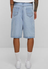 90's Heavy Denim New Light Blue Washed - Shorts