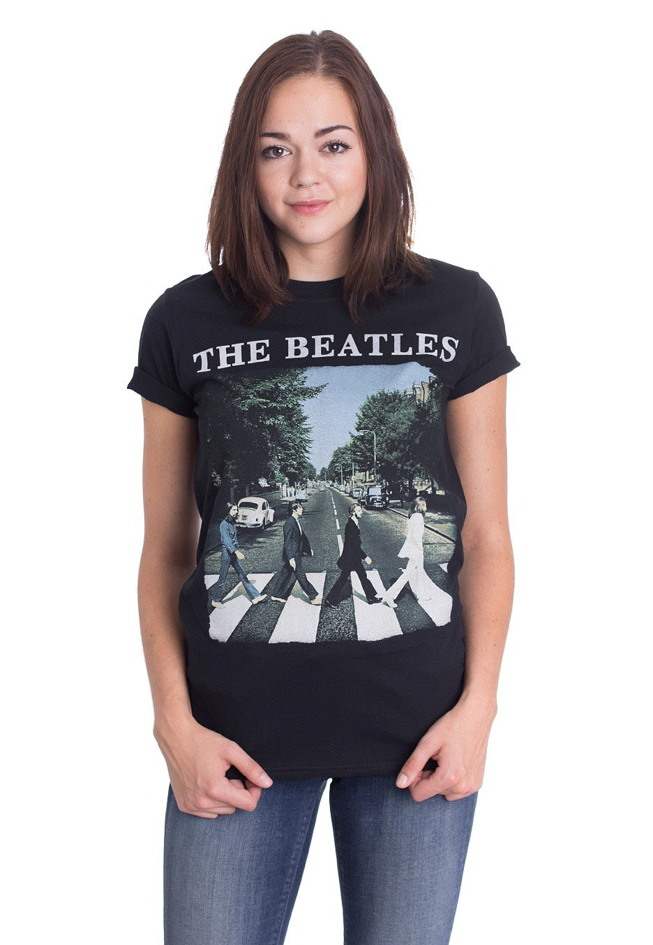 Abbey Road & Logo - T-Shirt