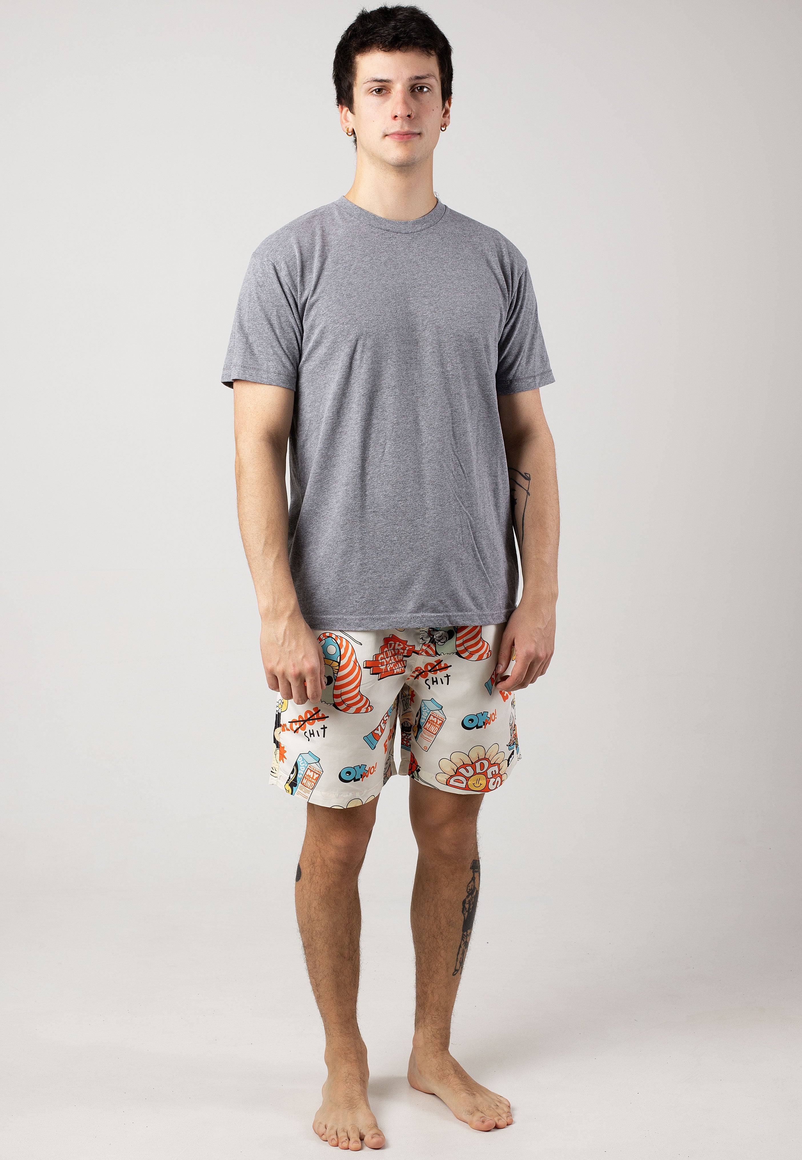A Pill Meal Multicolor - Board Shorts