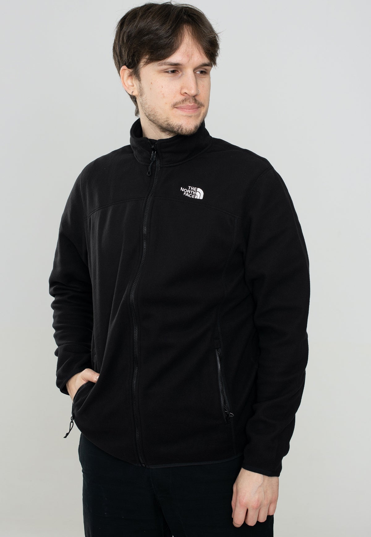 100 Glacier Full Zip Tnf Black - Jacket