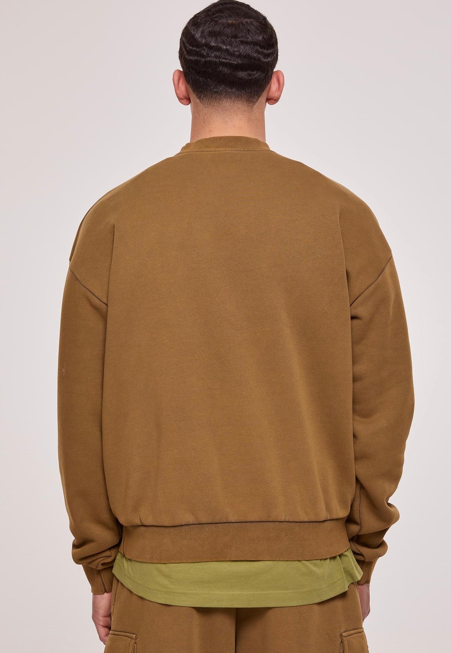 Acid Washed Crew Summerolive - Sweater
