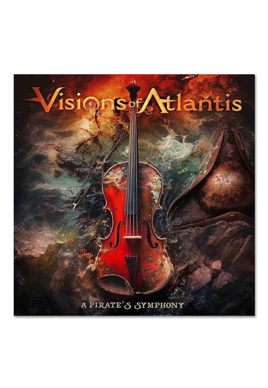 A Pirate's Symphony Ltd. Orange/Green - Marbled Vinyl